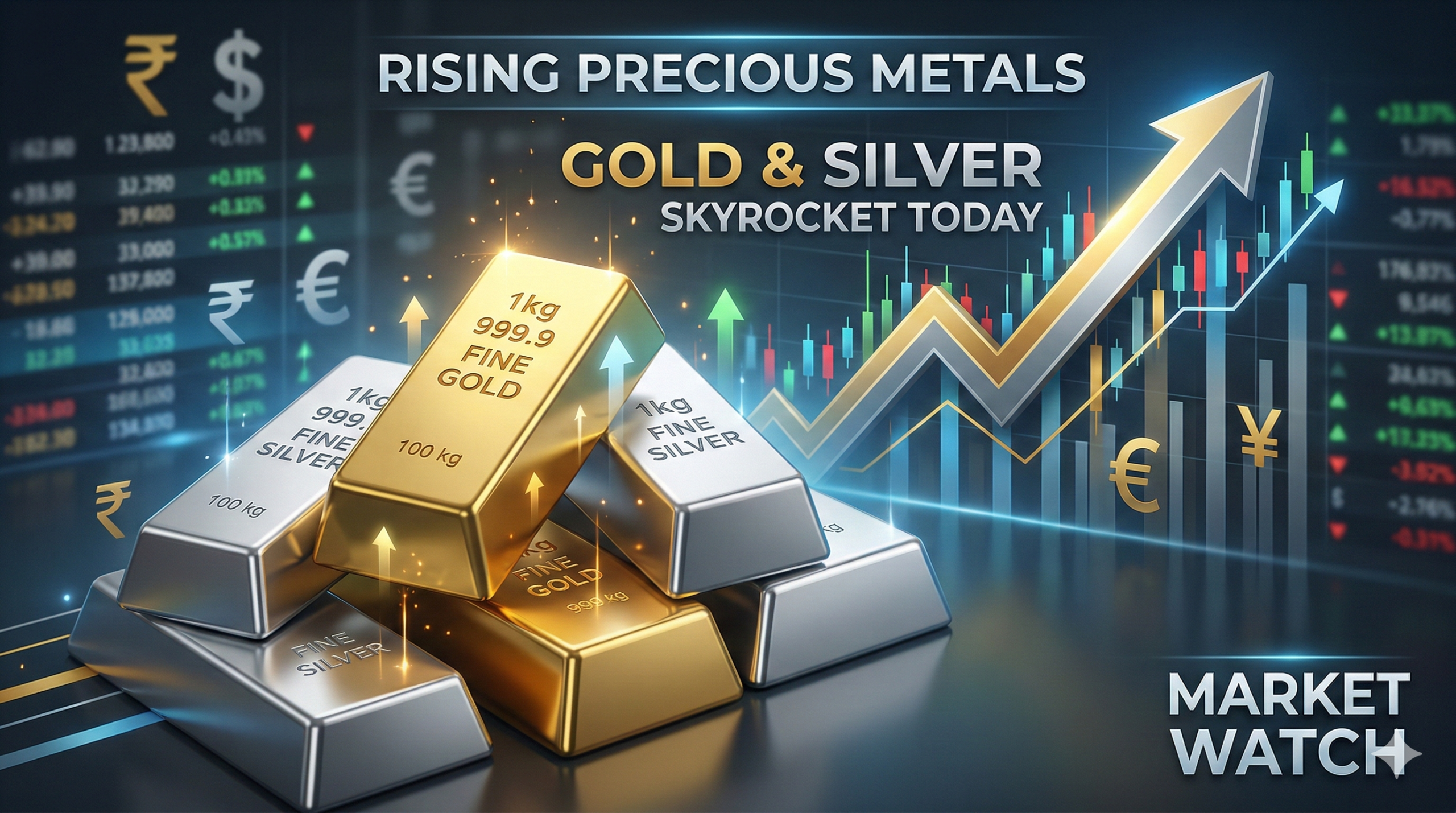 The Great Bullion Breakout: Why Gold and Silver are Skyrocketing Today